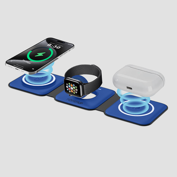 POWERUP 3IN1 Flat Wireless Charger for iPhone | AirPods | Watch