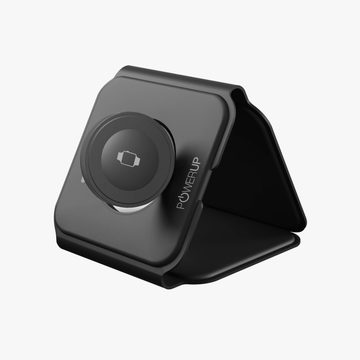 POWERUP 3IN1 23W Flat MagSafe Wireless Charger for iPhone | AirPods | Watch - Black