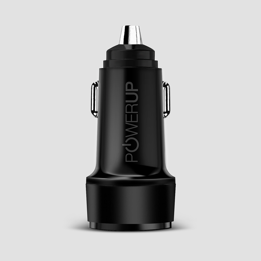 POWERUP 30W PD Type C Quick Charging Car Charger 3.4Amp