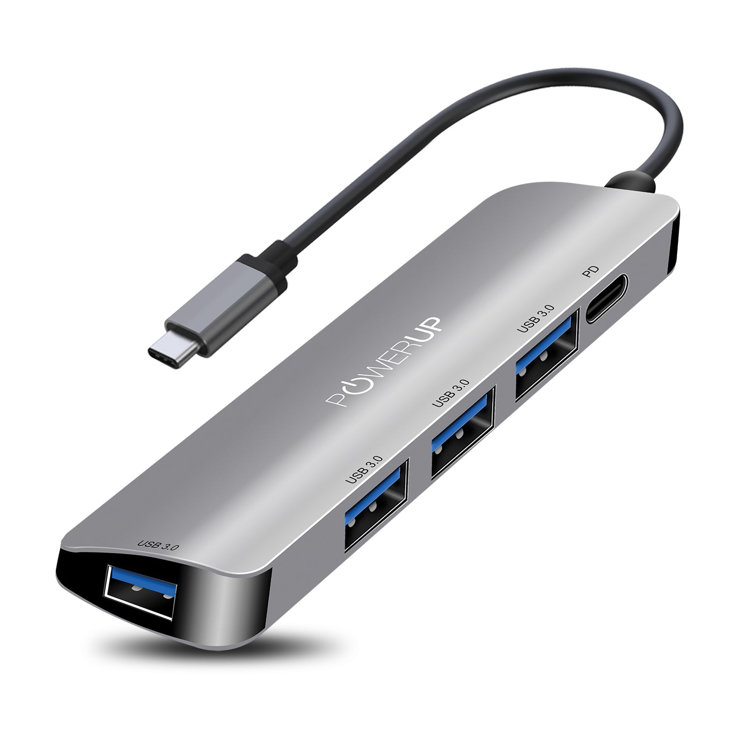 POWERUP Elite Micro 5IN1 Type C USB Hub (PD Type C/4USB)