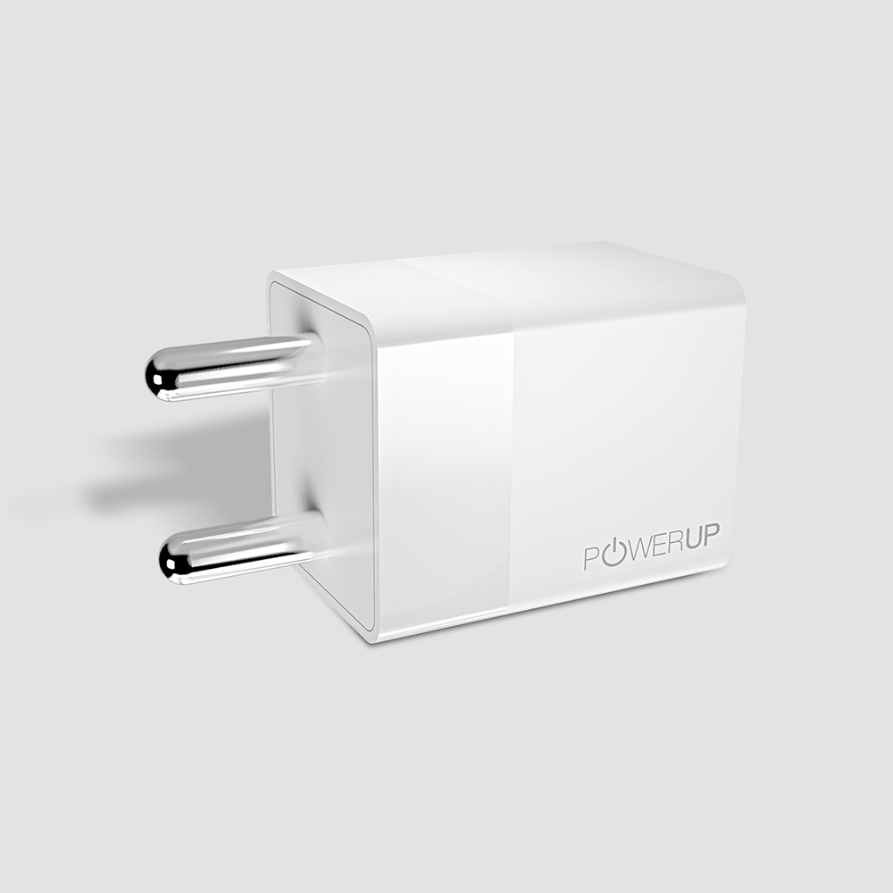 POWERUP Max Charge 35W PD Type C + USB QC 3.0 GaN Wall Charger