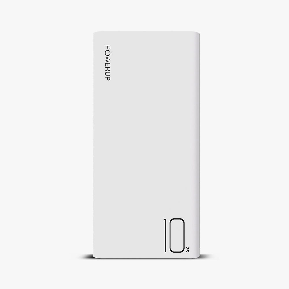 POWERUP Boost 10000mAh Power Bank - White