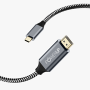 POWERUP Type C to HDMI Hi-Speed 4k Ultra HD Cable 1.5 Mtr