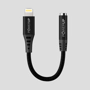 POWERUP Lightning to 3.5 MM Headphone Jack Adapter Cable 12 CM