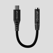 POWERUP Type C to 3.5 MM Headphone Jack Adapter Cable 12 CM