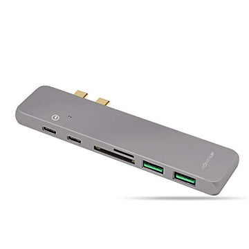 POWERUP 7IN1 Type C USB Hub Multi-Functional - Gunmetal