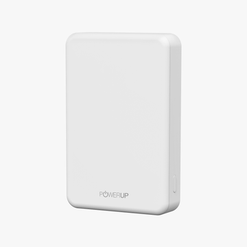 POWERUP MagConnect Plus Digital 10000mAh MagSafe Wireless Power Bank - White