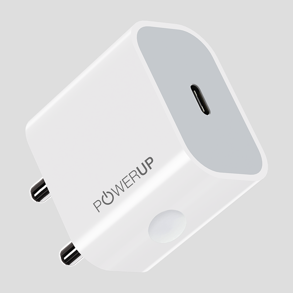 POWERUP Turbo 20W PD Type C GaN Wall Charger