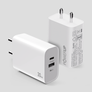 POWERUP Turbo 30W PD Type C + USB QC 3.0 Wall Charger