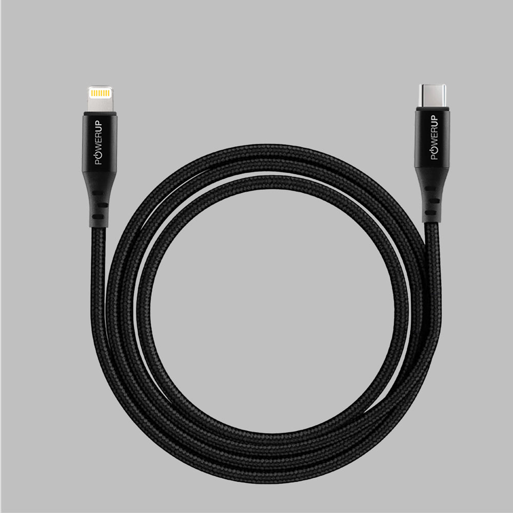 POWERUP Type C to Lightning Cable 1.5 Mtr