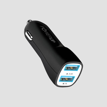 POWERUP Dual USB Port Car Charger 3.4Amp