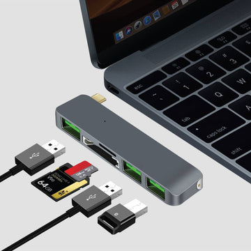 POWERUP 5IN1 Type C USB Hub Multi-Functional